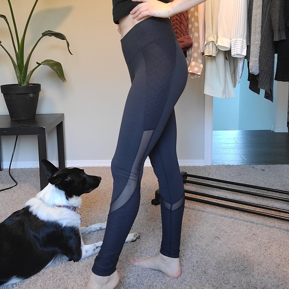 Calia black mesh leggings